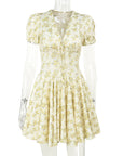 Fashion Floral V-Neck Dress for Summer