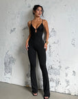 Lace-Up Sexy Jumpsuit for Women