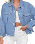 Fashionable Wash Denim Jacket for Women