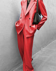 Casual Loose Suit Pants Set for Women