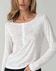 Fashionable Round Neck Long Sleeve Top