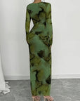 Elegant Floral Print Dress for Women