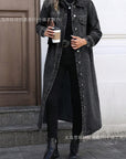 Casual Long Denim Coat for Women