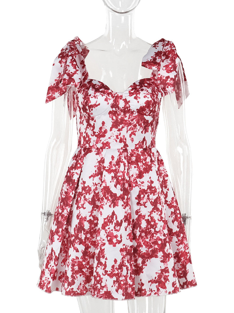 Summer Sexy Floral A-Line Dress for Women