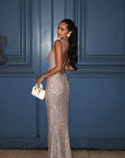 Stylish Shimmering Spaghetti Strap Dress
