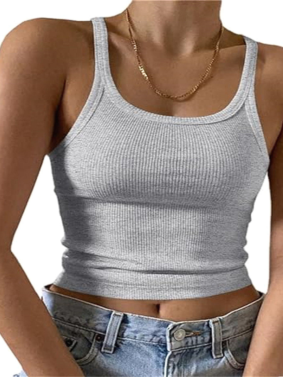 Summer Women's Crop Tank Top - Stylish and Trendy