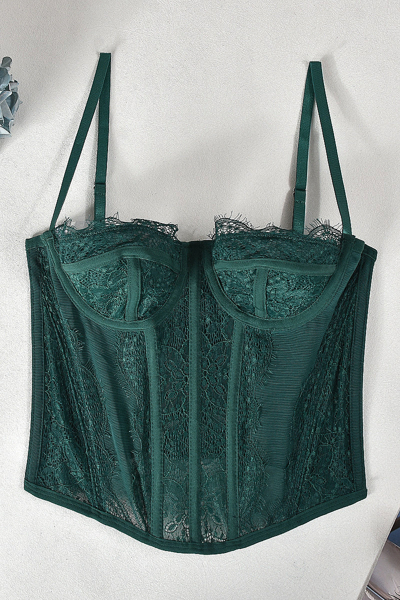 Nazada Sexy Lace Bodice Backless Camisole