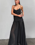 Sexy Black A-Line Dress for Women