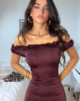 Elegant Summer A-Line Dress with Ruffle Details