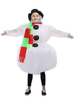 Inflatable Snowman Costume for Festive Parties