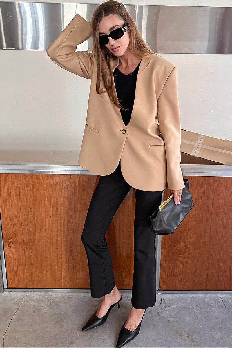 Fashionable Women's Blazer for Autumn and Winter