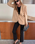 Fashionable Women's Blazer for Autumn and Winter