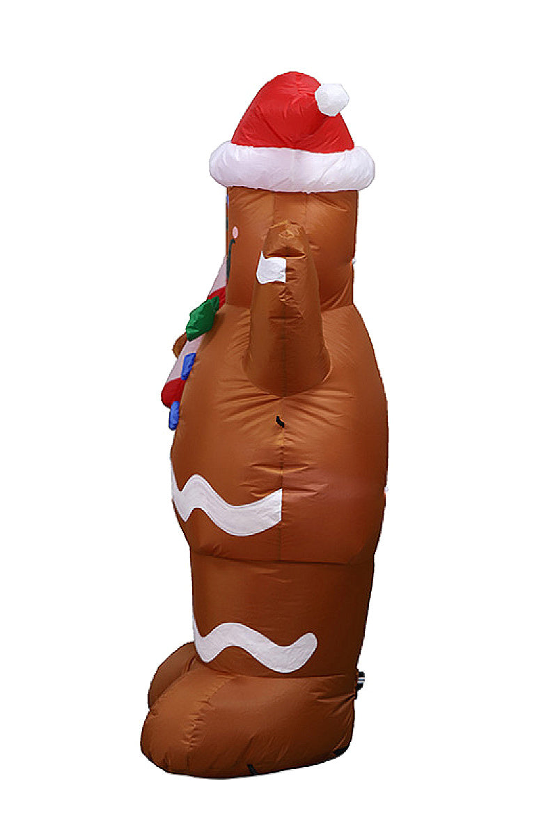 Christmas Outdoor Inflatable Gingerbread Man Decoration