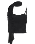 Sexy One-Shoulder Tie Top for Summer