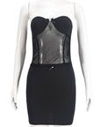 Fashionable Women's Two-Piece Set with Sheer Design
