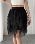 Princess Style Pleated Tulle Skirt