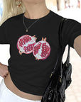 Summer Y2K Short T-Shirt with High Waist Pants