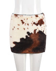 Fashion Color Block Mini Skirt for Spring Summer