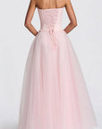 Summer Women's Strapless A-Line Dress