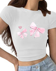 Summer T-Shirt with High Waist Pants