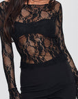 Chic Lace Long Sleeve Top for Women