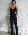 Lace-Up Sexy Jumpsuit for Women