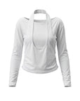 HeyHenry Off Shoulder Long Sleeve Crop Top