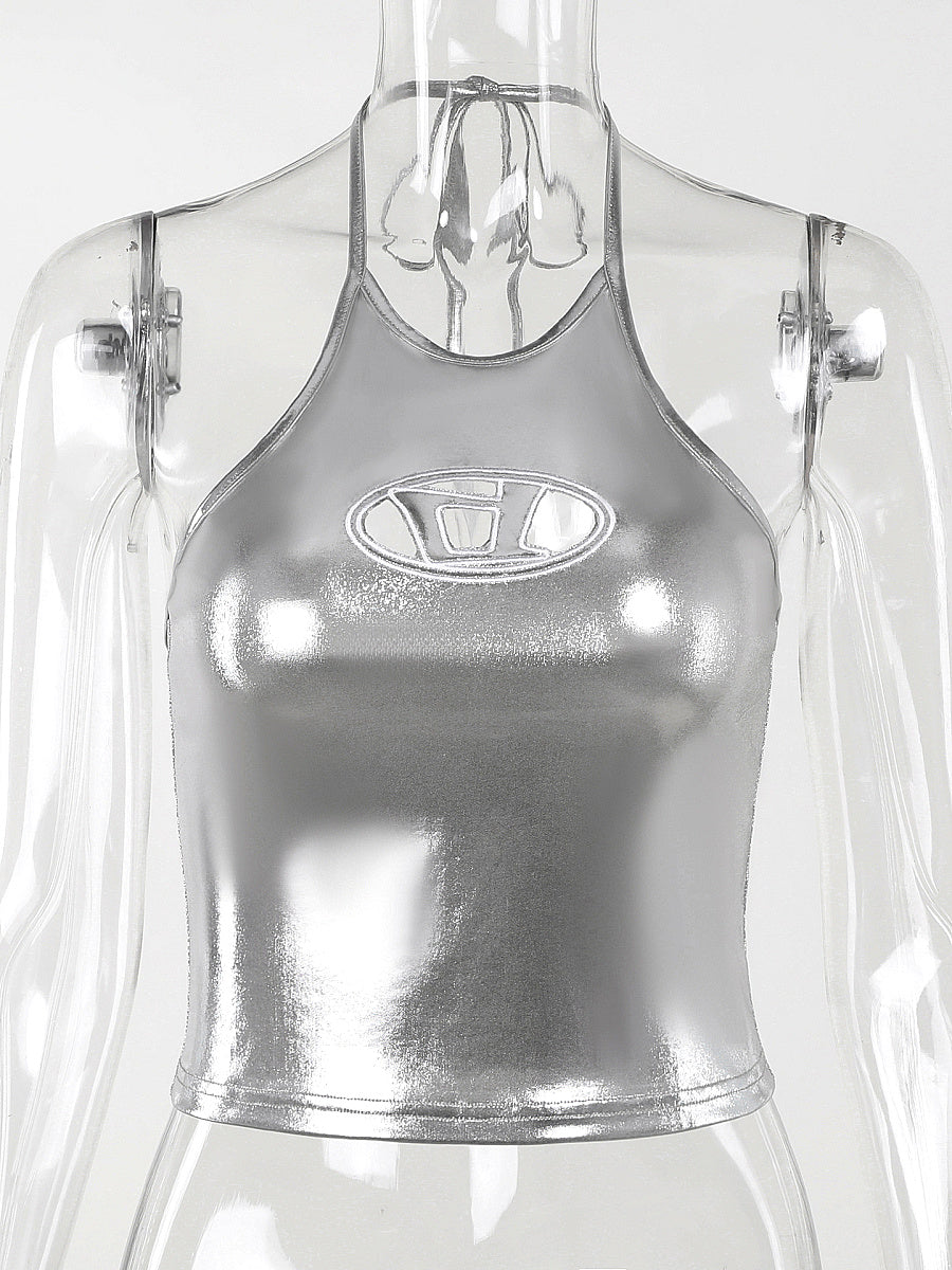 Knit Hollow Out Halter Top for Summer