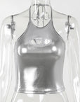 Knit Hollow Out Halter Top for Summer