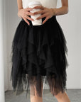 Princess Style Pleated Tulle Skirt