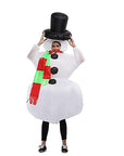 Inflatable Snowman Costume for Festive Parties