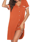 2024 Women's V-Neck Short Sleeve Color Block Dress