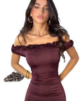 Elegant Summer A-Line Dress with Ruffle Details