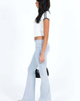 Fashionable High Elasticity Flared Pants for Women
