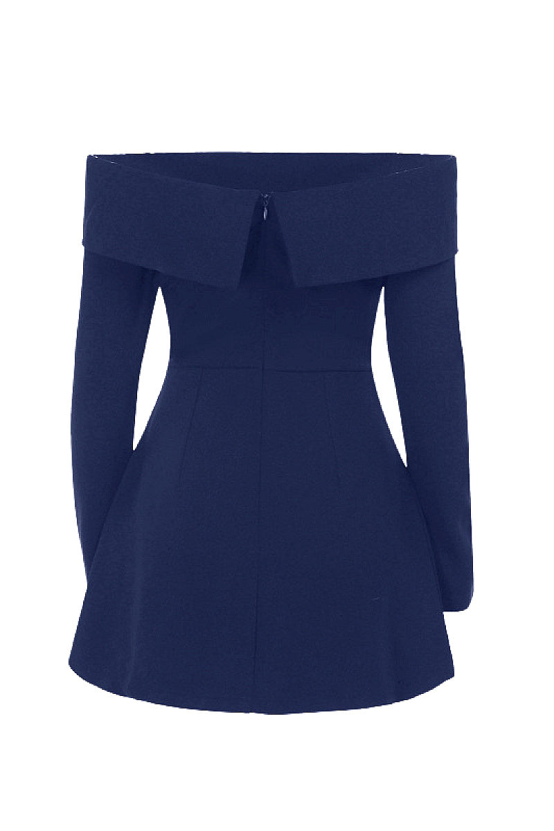 Elegant Off-Shoulder A-Line Dress for Women