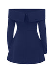 Elegant Off-Shoulder A-Line Dress for Women