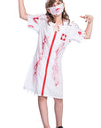 Halloween Blood Nurse Costume for Role Play
