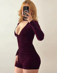 Sexy Long Sleeve Slim Jumpsuit for Women