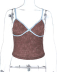 Fashionable Color Block Cami Top for Casual Wear