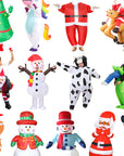 Inflatable Christmas Snowman Penguin LED Outdoor Decor
