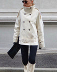 Fashionable Short Double-Breasted Coat for Autumn and Winter