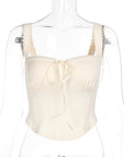 Chic Lace Trim Cami Top for Women