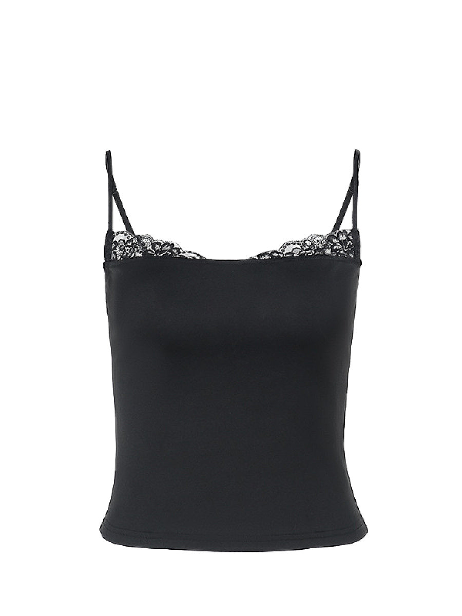Y2K Sexy Lace Splicing Camisole Top