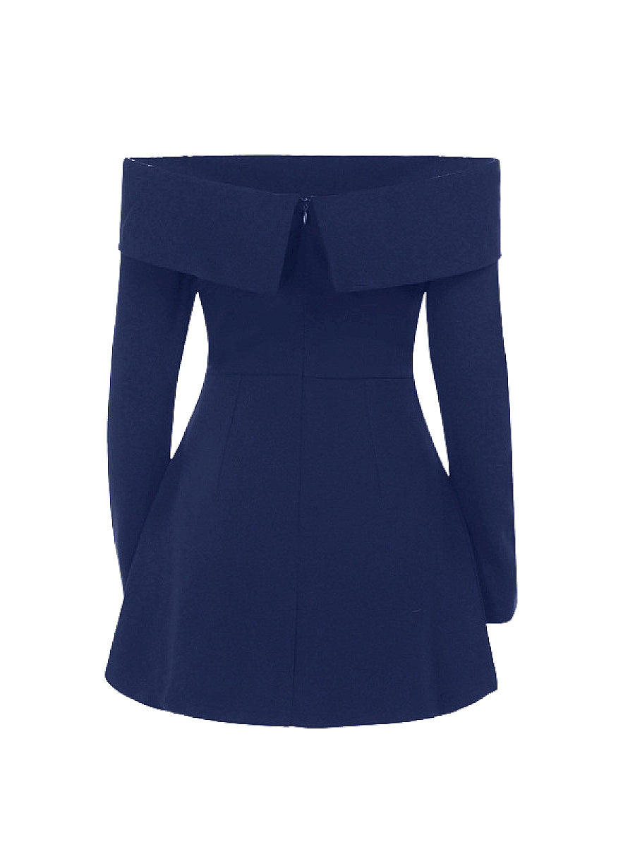 Elegant Off-Shoulder A-Line Dress for Women