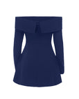Elegant Off-Shoulder A-Line Dress for Women