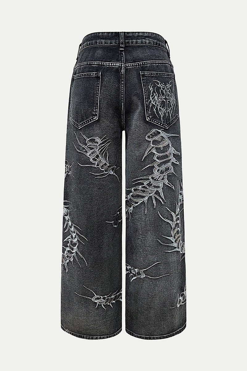 American Street Style Loose Fit Men's Jeans