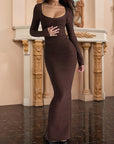 Spring Sexy Off-Shoulder Long Sleeve Dress