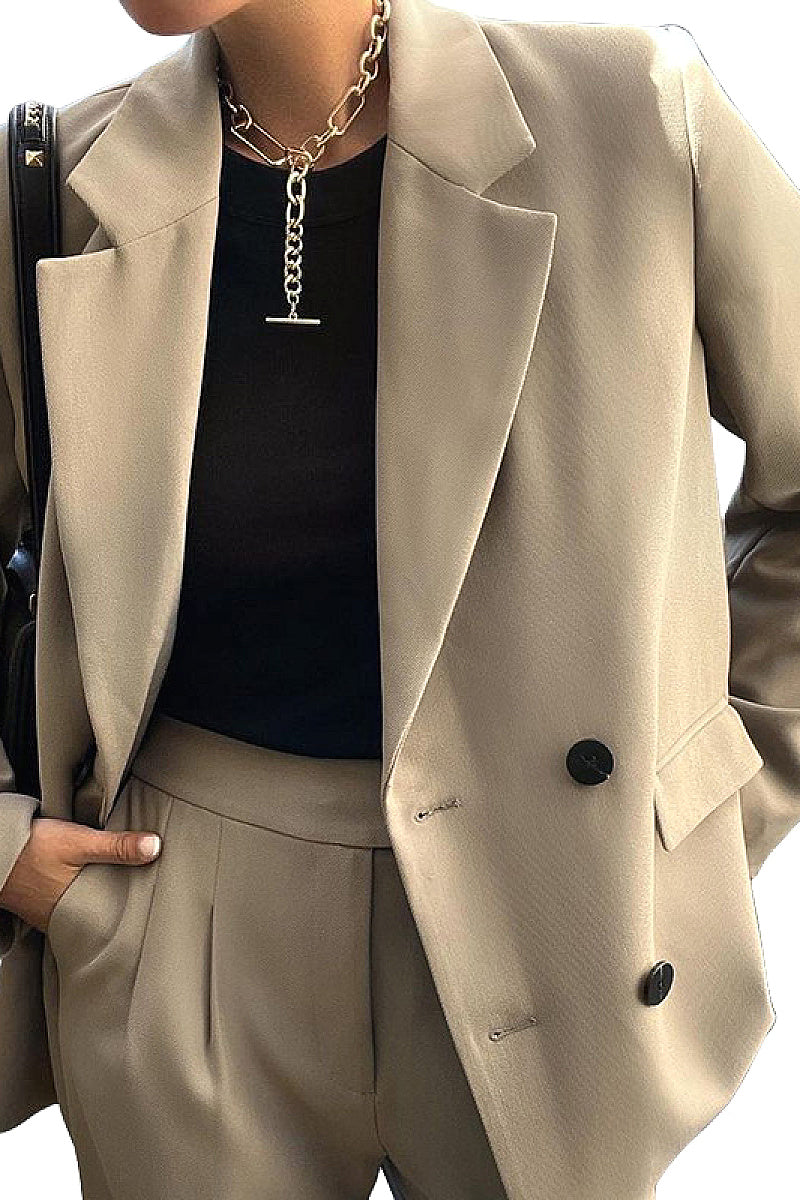 Casual Loose Suit Pants Set for Women