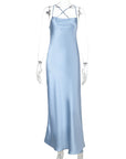 Backless Satin Sexy Dress for Women