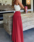 Elegant Pleated A-Line Skirt for Women
